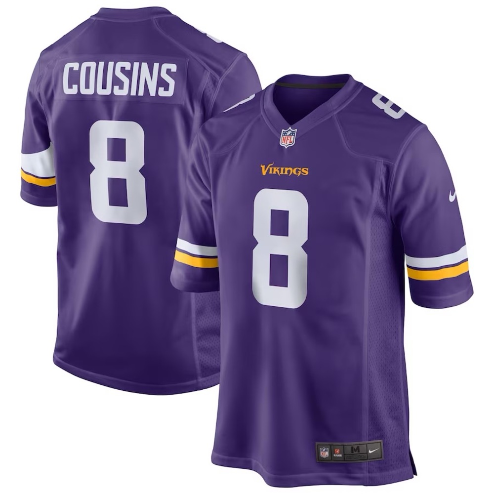 NFL Jersey Minnesota Vikings “Cousins”